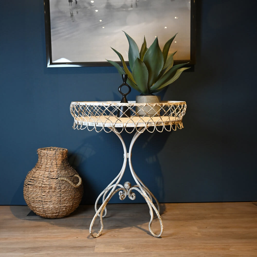 Eclectic High Side Iron Table